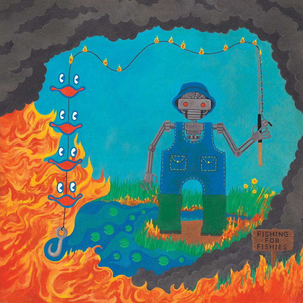 King Gizzard & The Lizard Wizard - Fishing For Fishies (LP, ecomix coloured vinyl inc eco bag)