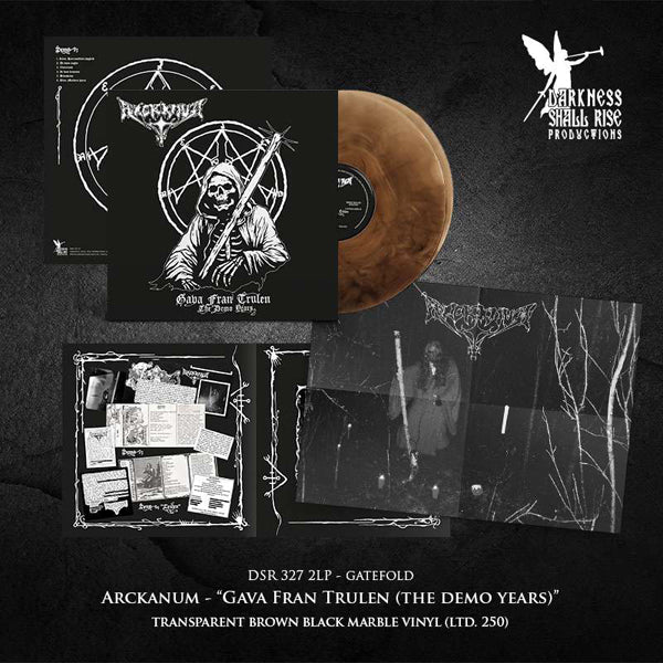 Arckanum - Gava Fran Trulen (The Demo Years) (2xLP, transparent brown/black marble vinyl)
