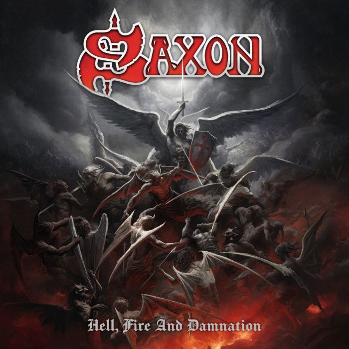 Saxon - Hell, Fire And Damnation (LP, red marbled vinyl)