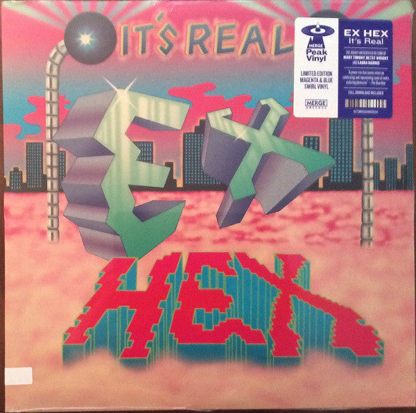 Ex Hex - It's Real (LP, magenta and blue swirl vinyl)