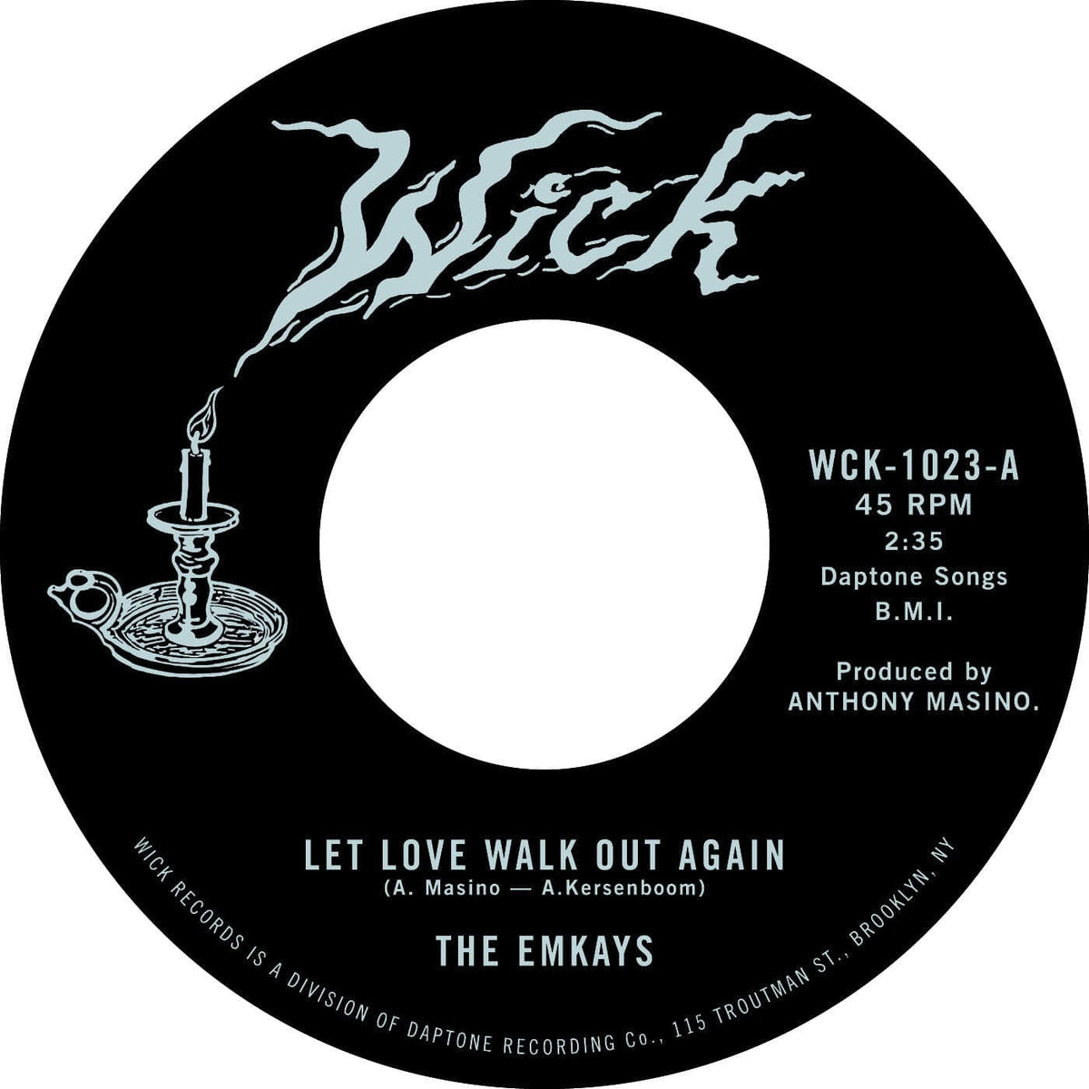The Emkays - Let Love Walk Out Again/Through The Pines (7")