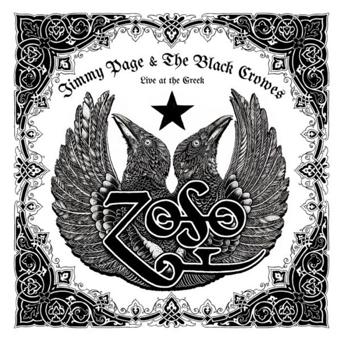 Jimmy Page & The Black Crowes - Live At The Greek (2xLP, Decepticon grey with purple, blue, white swirl vinyl)