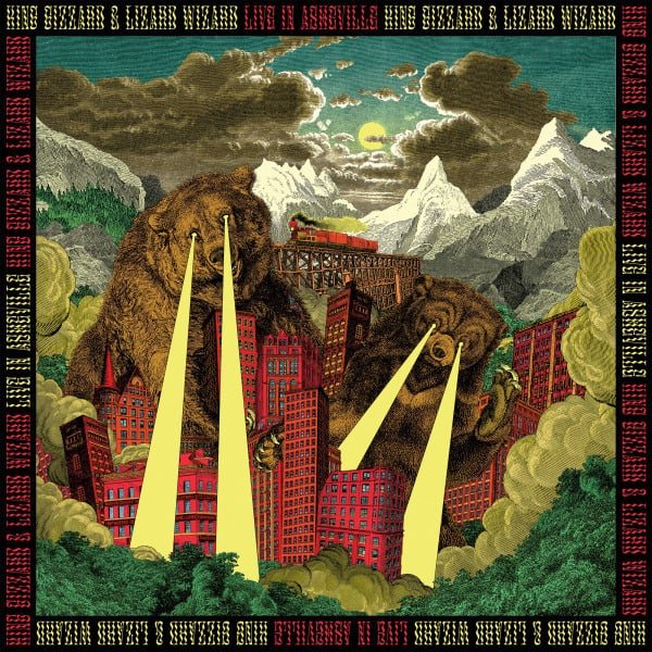 King Gizzard & Lizard Wizard - Live In Asheville ‘19 (Fuzz Club Official Bootleg) (3xLP boxset, coloured vinyl)