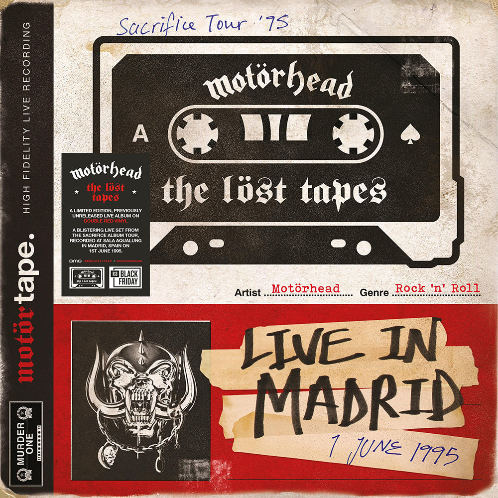 Motörhead - The Lost Tapes Vol. 1: Live In Madrid 1995 (2xLP, red vinyl)