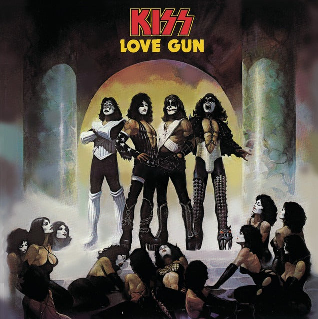 Kiss - Love Gun (LP, tangerine and aqua splatter vinyl)