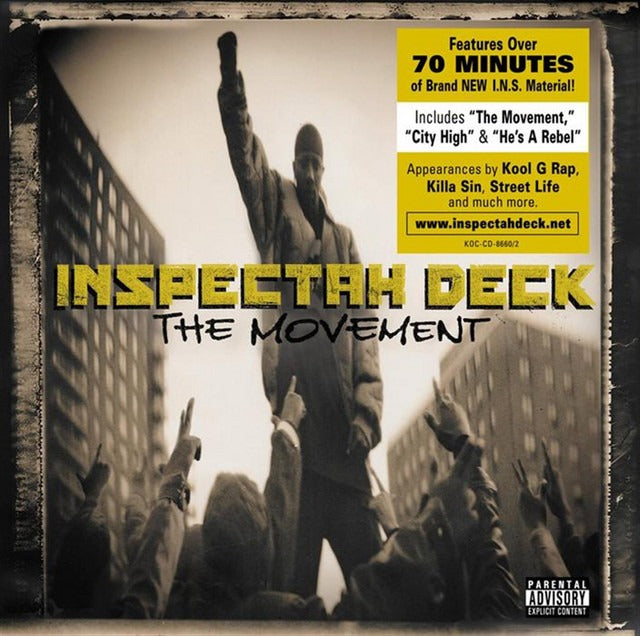SALE: Inspectah Deck - The Movement (2xLP, black ice vinyl) was £39.99