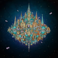 Dance Gavin Dance - Pantheon (2xLP, sea blue and baby blue smush with canary yellow and lemon splatter vinyl)