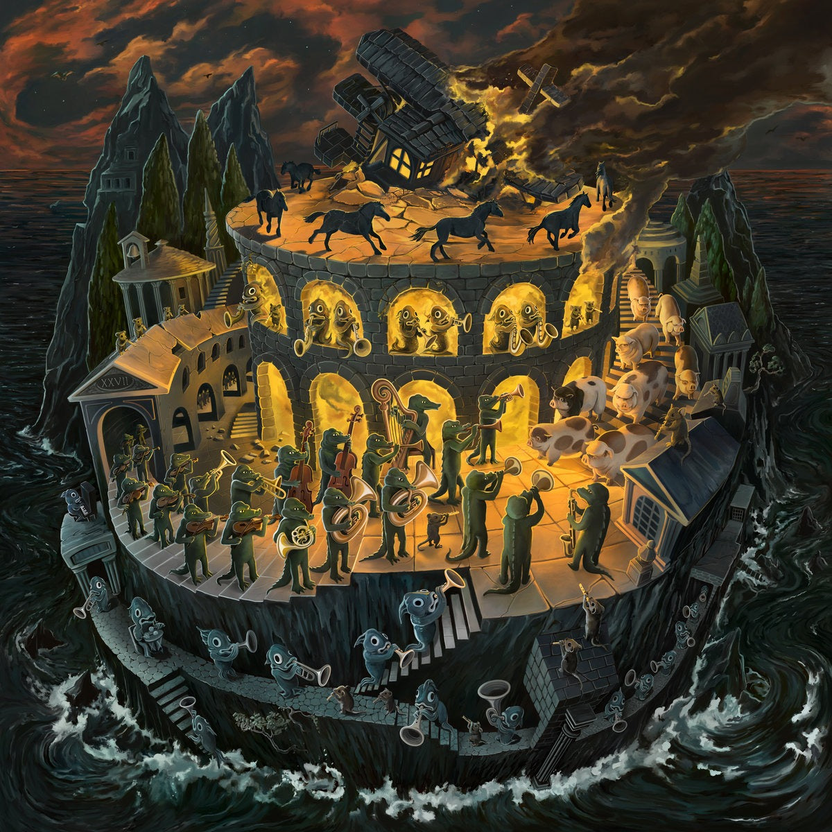 King Gizzard & The Lizard Wizard - Phantom Island (LP, recycled black vinyl)