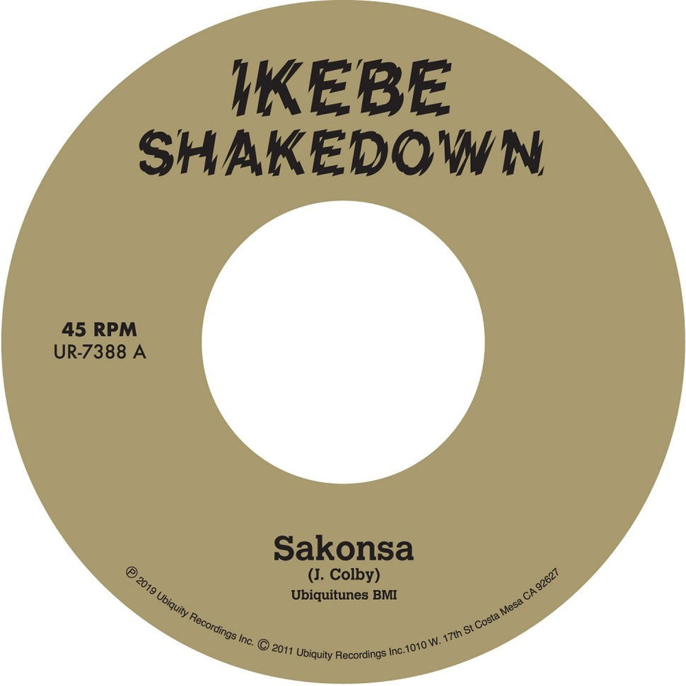 Ikebe Shakedown - Sakonsa / Green And Black (7")