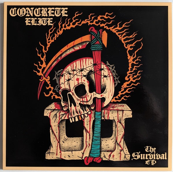 Concrete Elite - The Survival EP (12", bone vinyl)