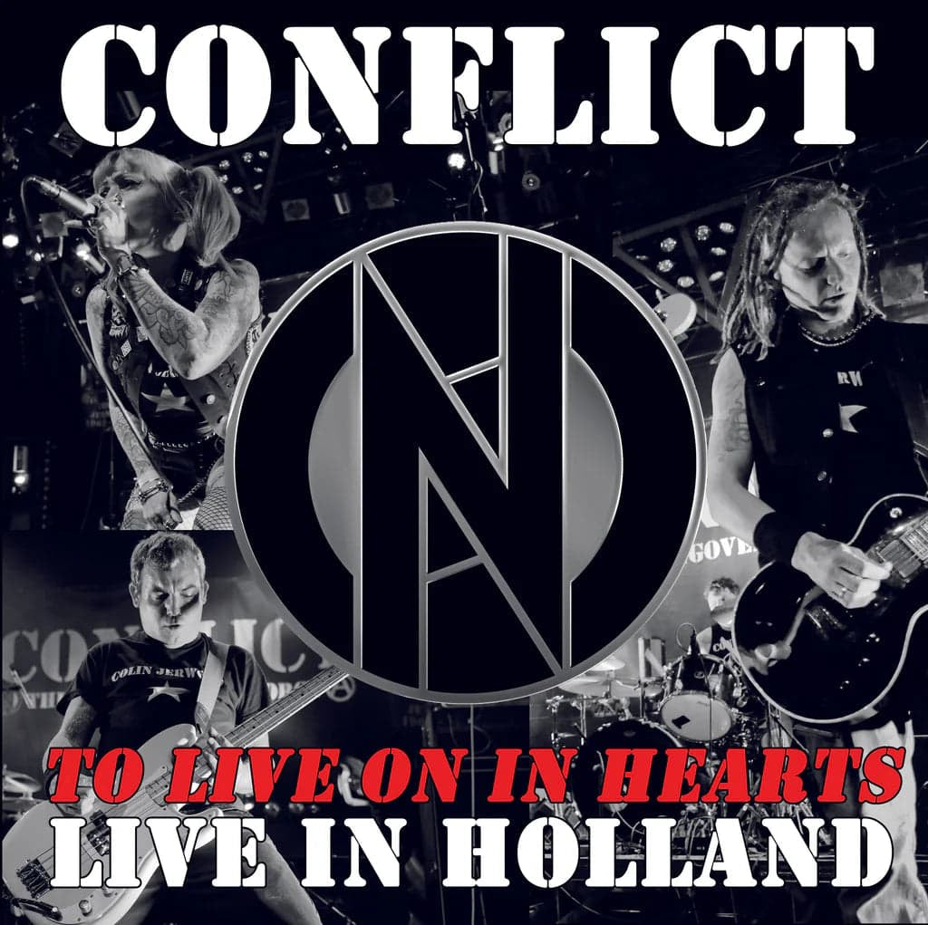 Conflict - To Live On In Hearts Live In Holland (LP, red vinyl)