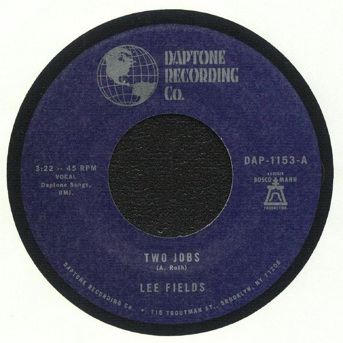 Lee Fields - Two Jobs/Save Your Tears For Someone New (7")