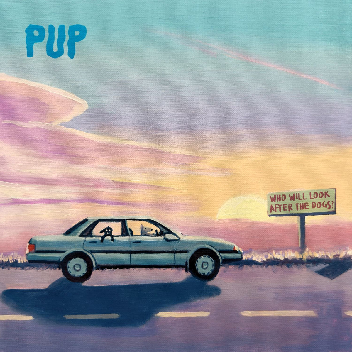 PUP - Who Will Look After The Dogs (LP, indies-only purple smoke with black, orange and pink splatter)